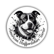 American Staffordshire Terrier Aufkleber "B001"