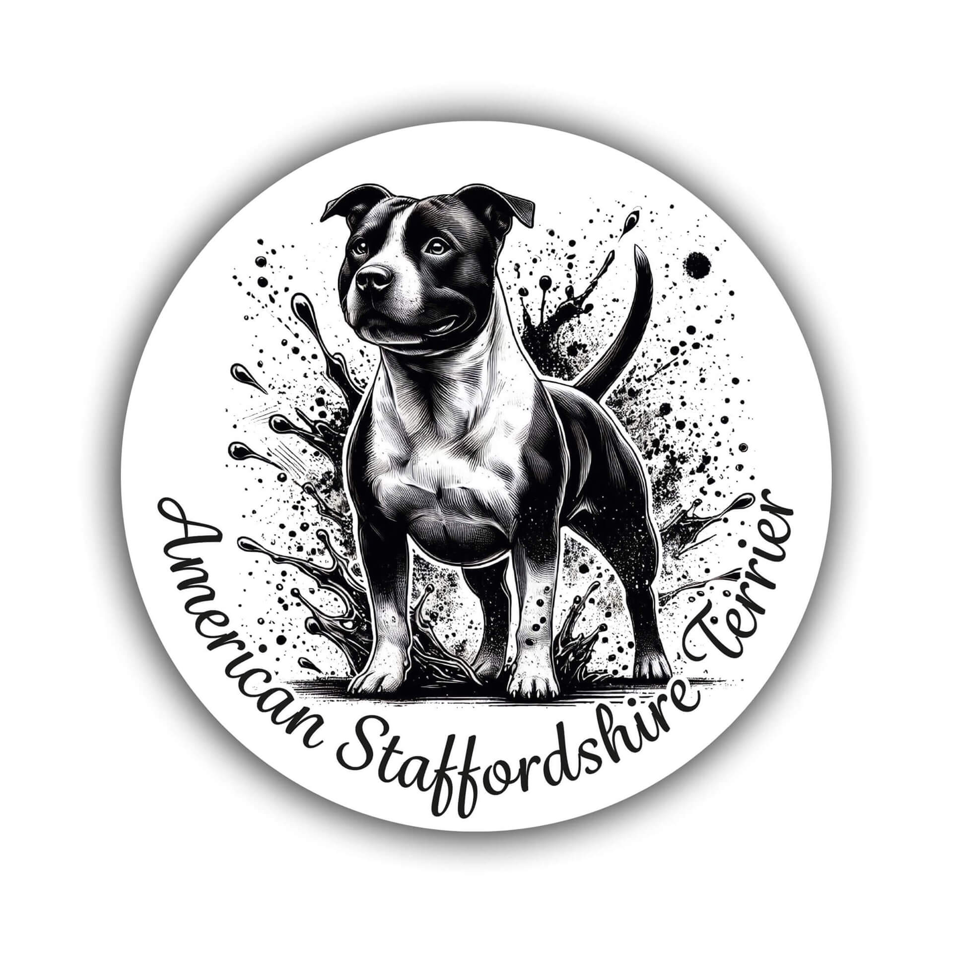 American Staffordshire Terrier Aufkleber "B002"