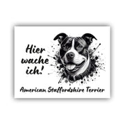 American Staffordshire Terrier Schild "001"