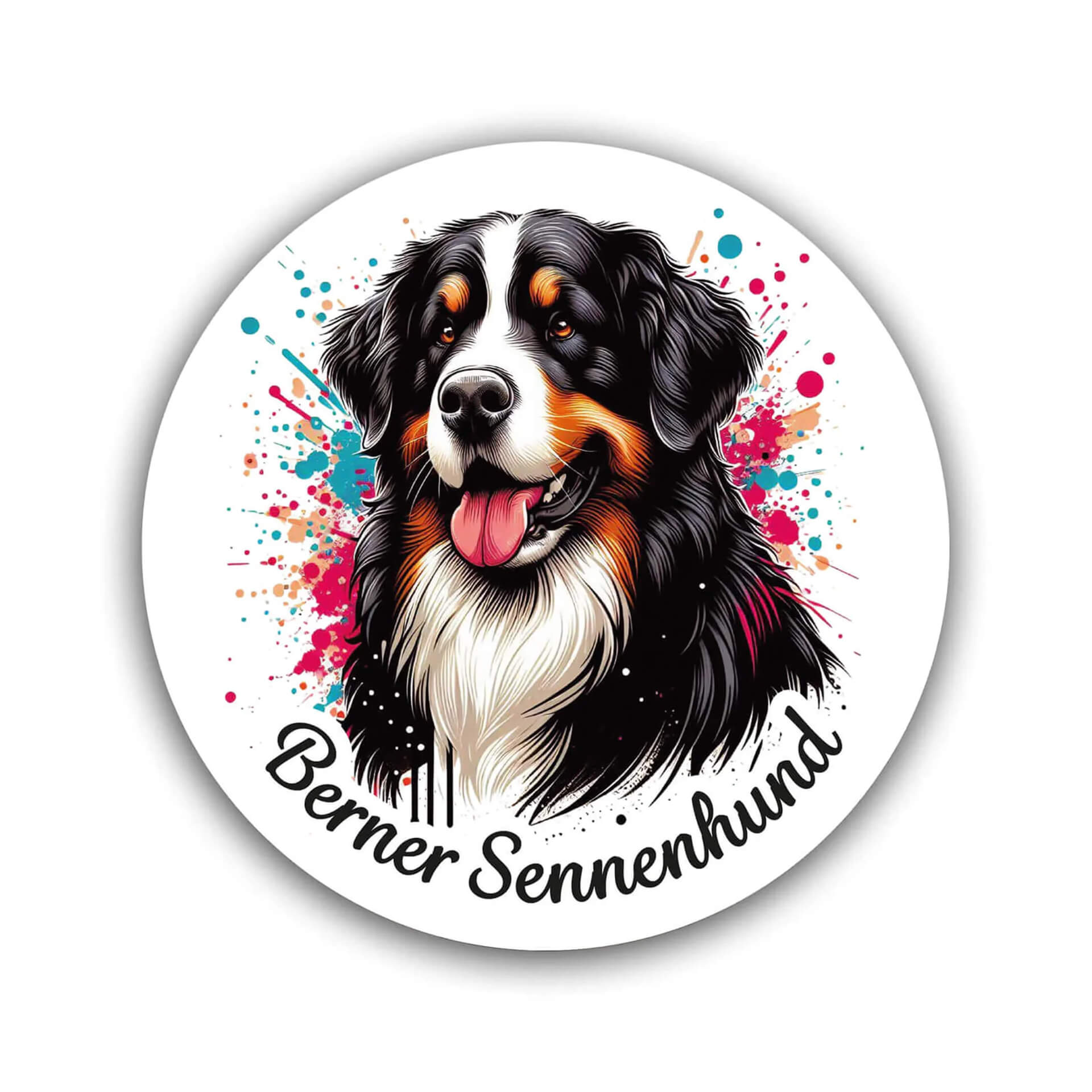 Berner Sennenhund Aufkleber 002