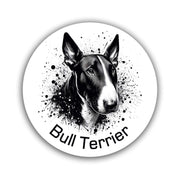Bullterrier Aufkleber "B001"