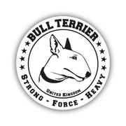 Bullterrier Aufkleber "B002"