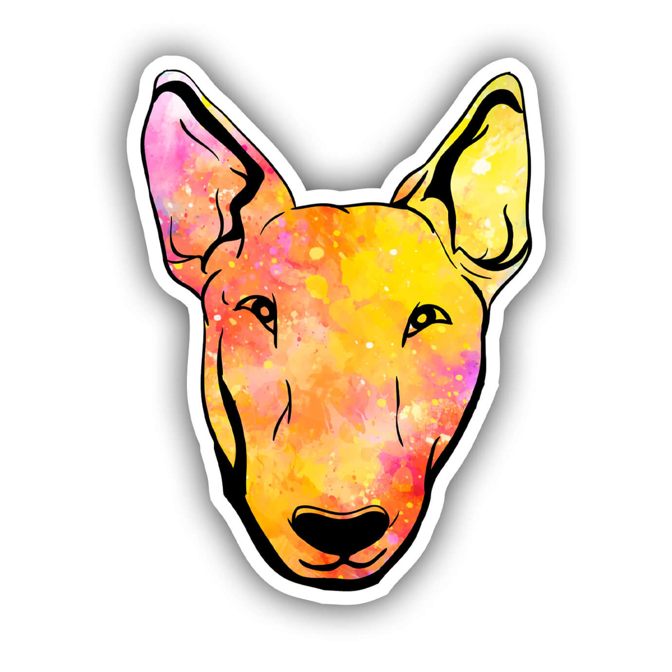 Bullterrier Aufkleber 012