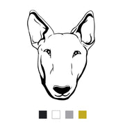 Bullterrier Aufkleber "A006"