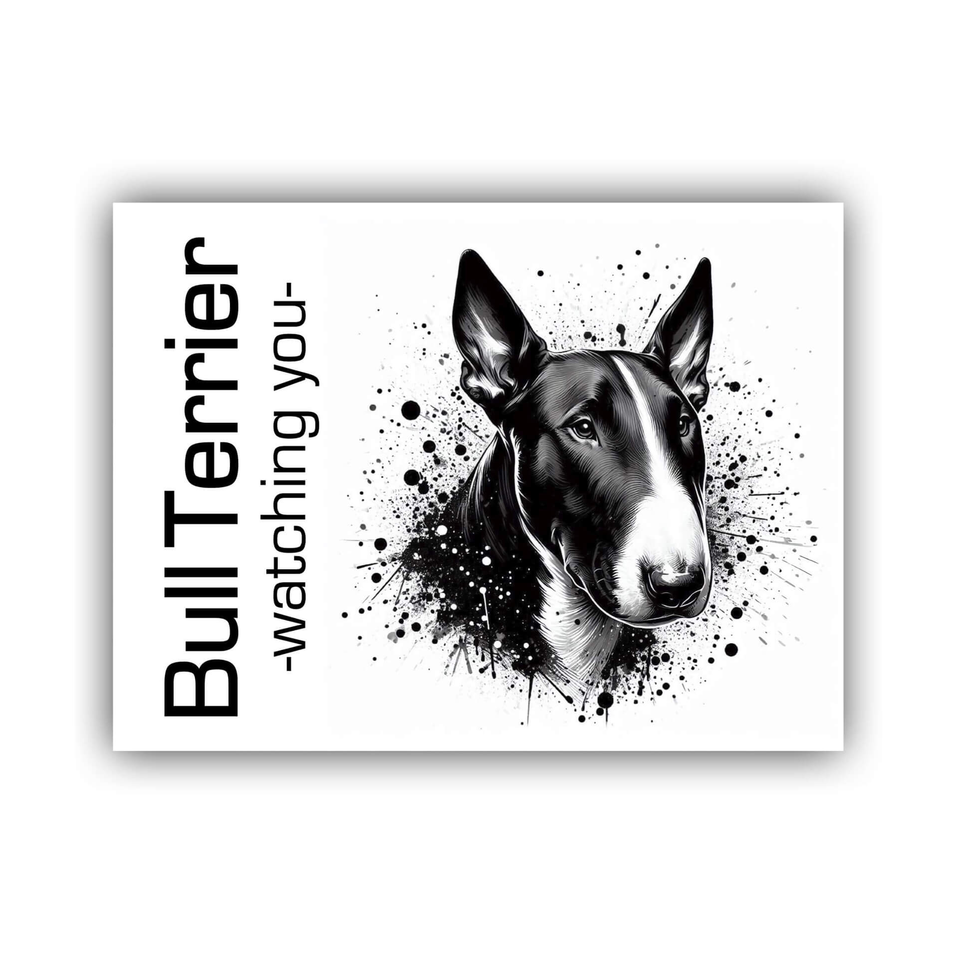 Bullterrier Schild "004"