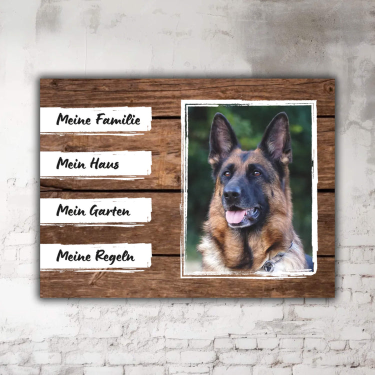 Deutscher Schäferhund Schild P001 Beschreibung