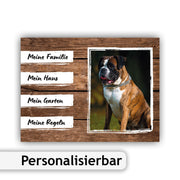 Deutscher Boxer Schild "001"