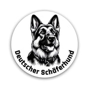 Deutscher Schäferhund Aufkleber "B002"