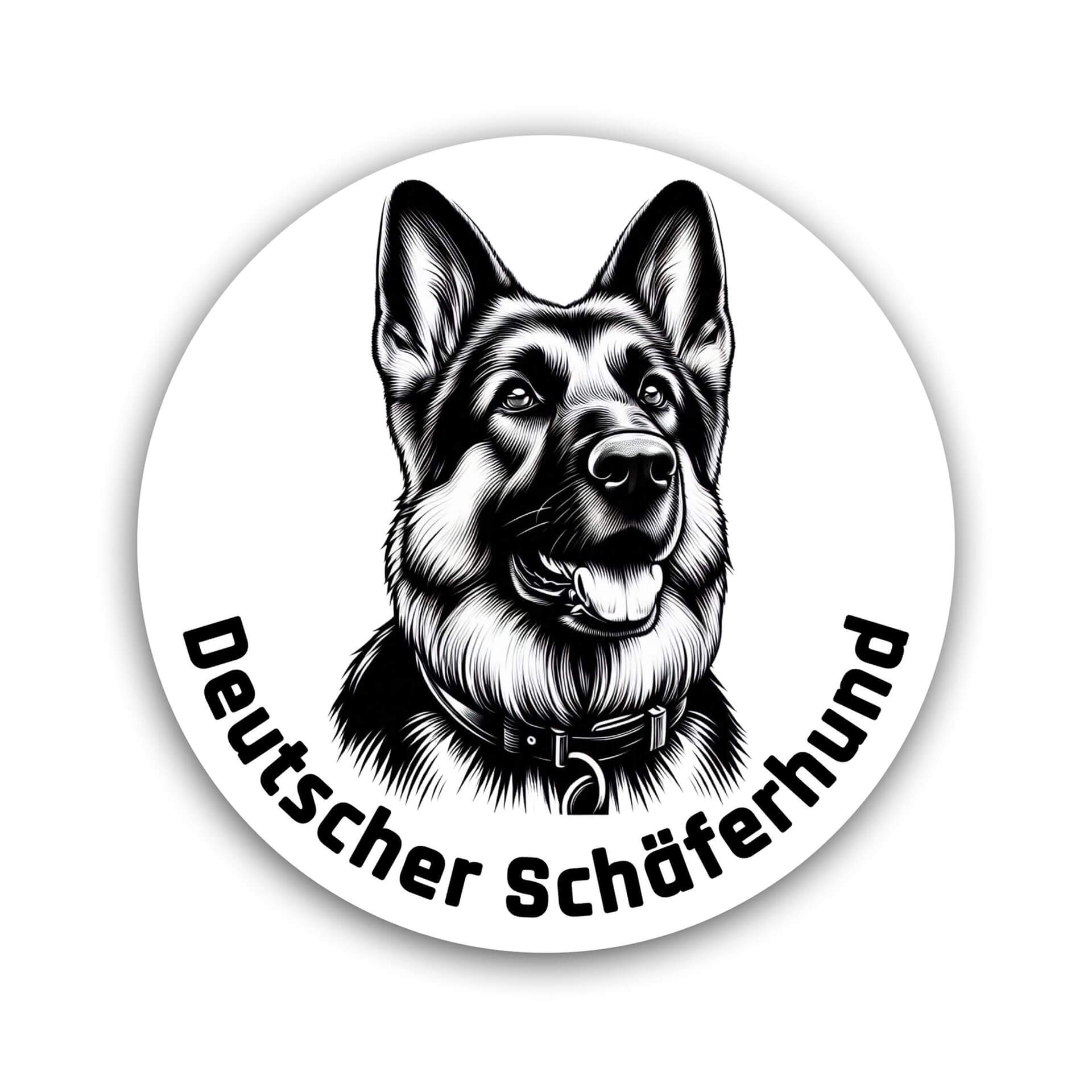 Deutscher Schäferhund Aufkleber "B002"