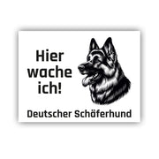 Deutscher Schäferhund Schild "001"