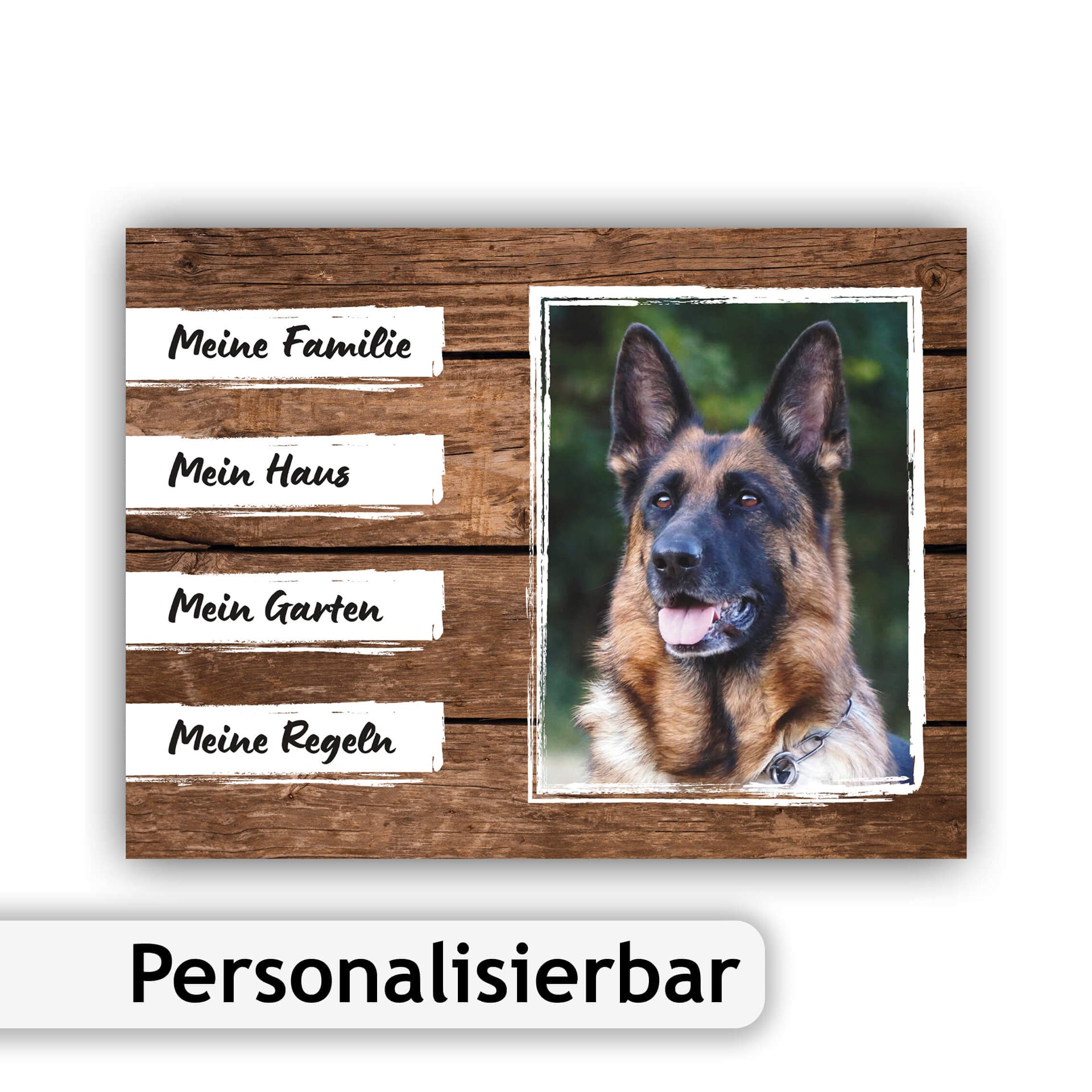 Deutscher Schäferhund Schild "007"