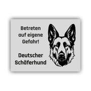 Deutscher Schäferhund Schild "003"