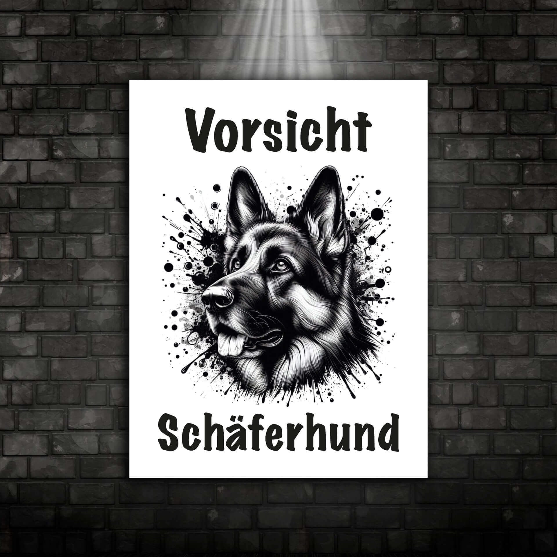 Deutscher Schäferhund Schild "005"