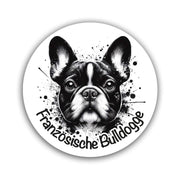 Französische Bulldogge Aufkleber "B003"