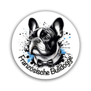 Französische Bulldogge Aufkleber "B004"