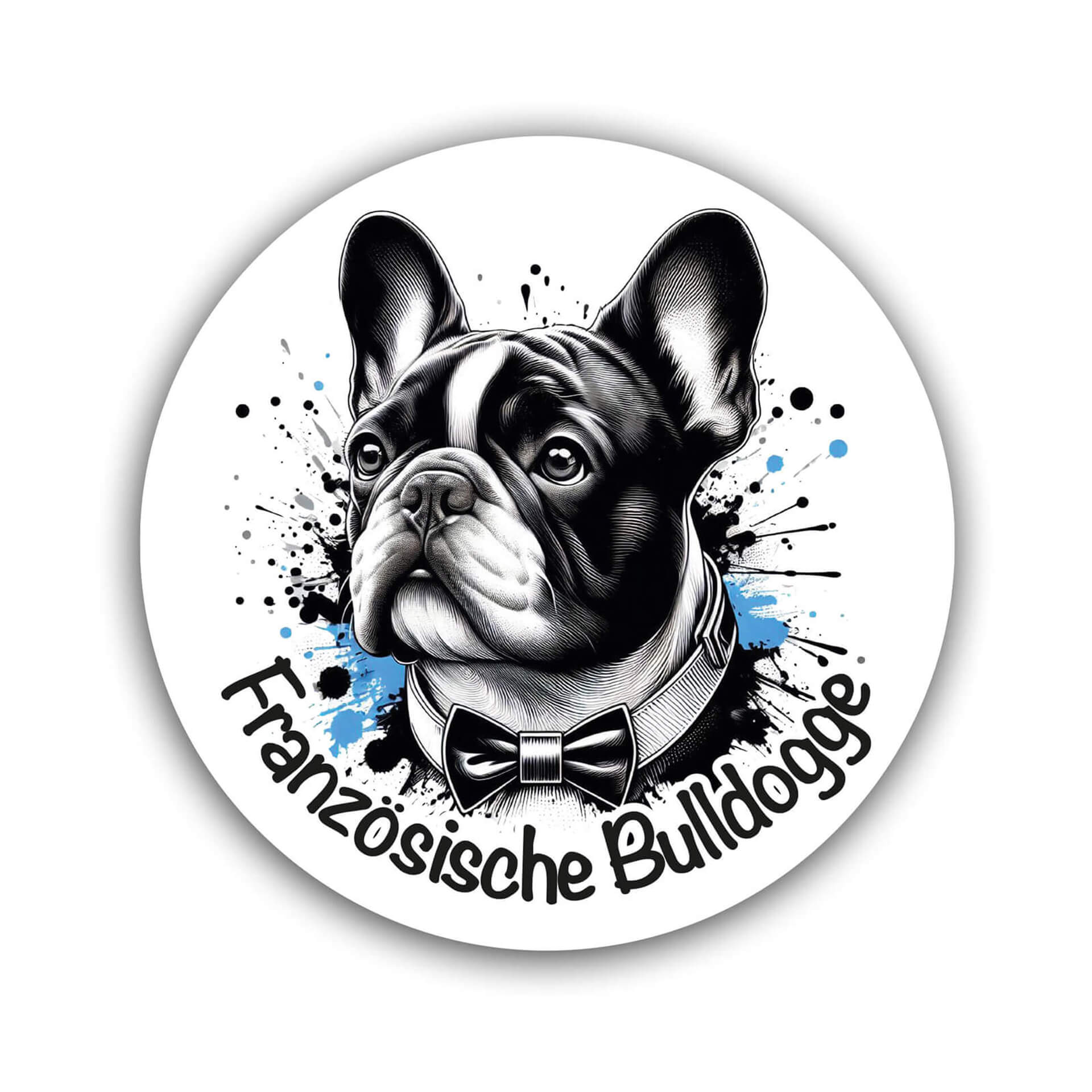 Französische Bulldogge Aufkleber "B004"