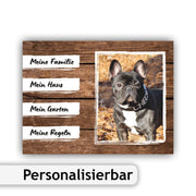 Franzoesische Bulldogge Schild Warnschild 006