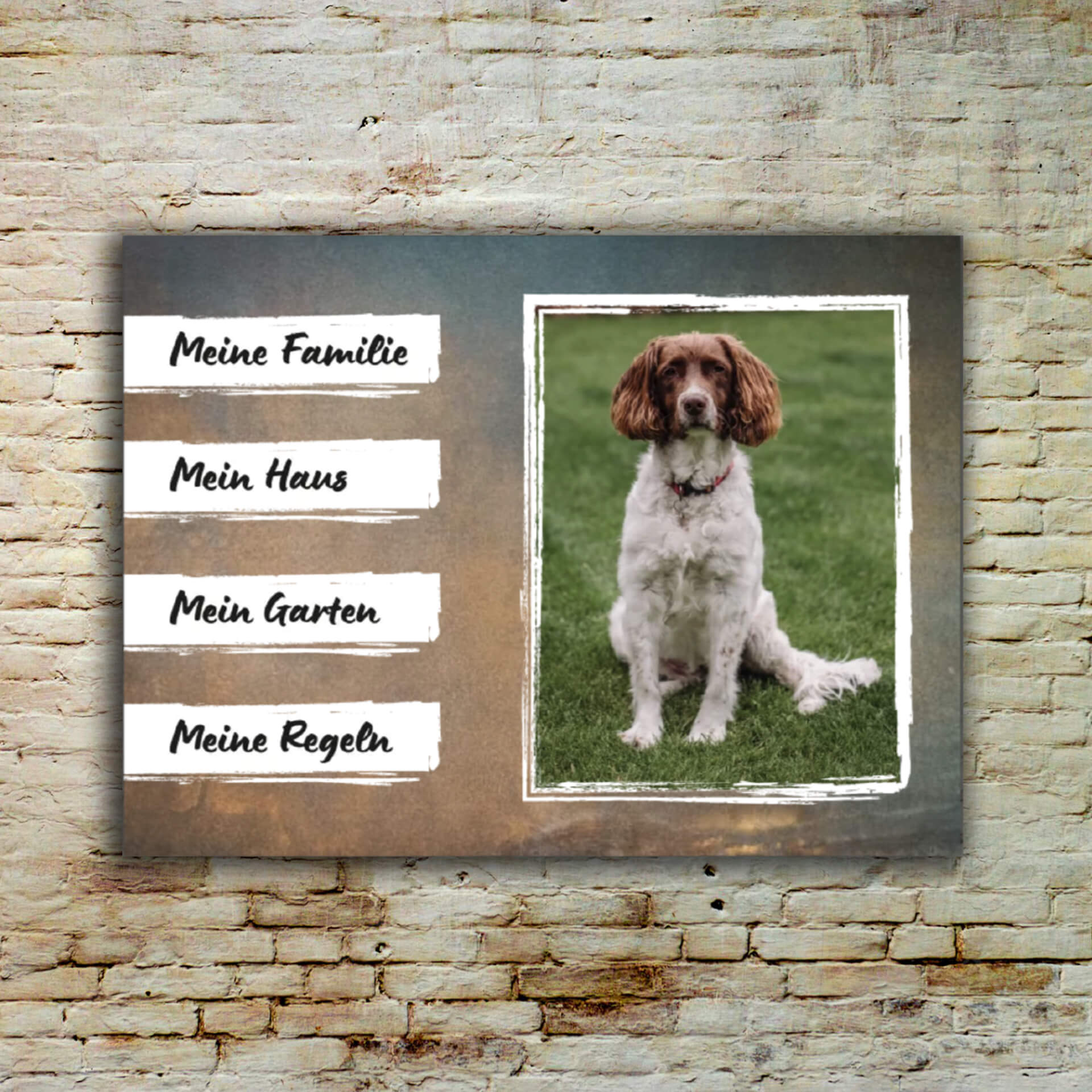 Hundeschild personalisierbar 001 002