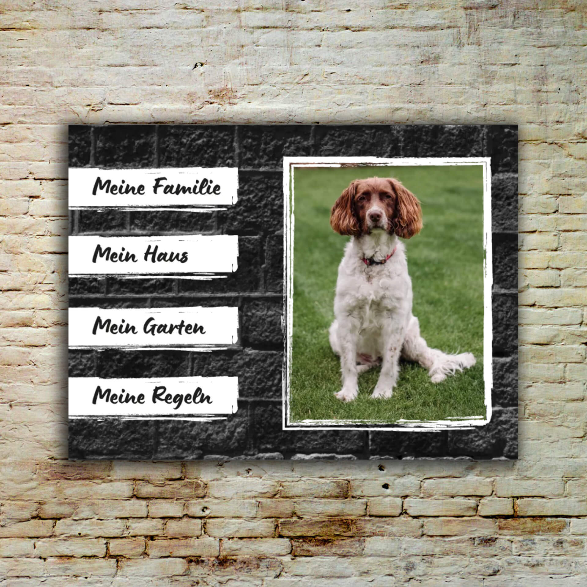 Hundeschild personalisierbar 001 003