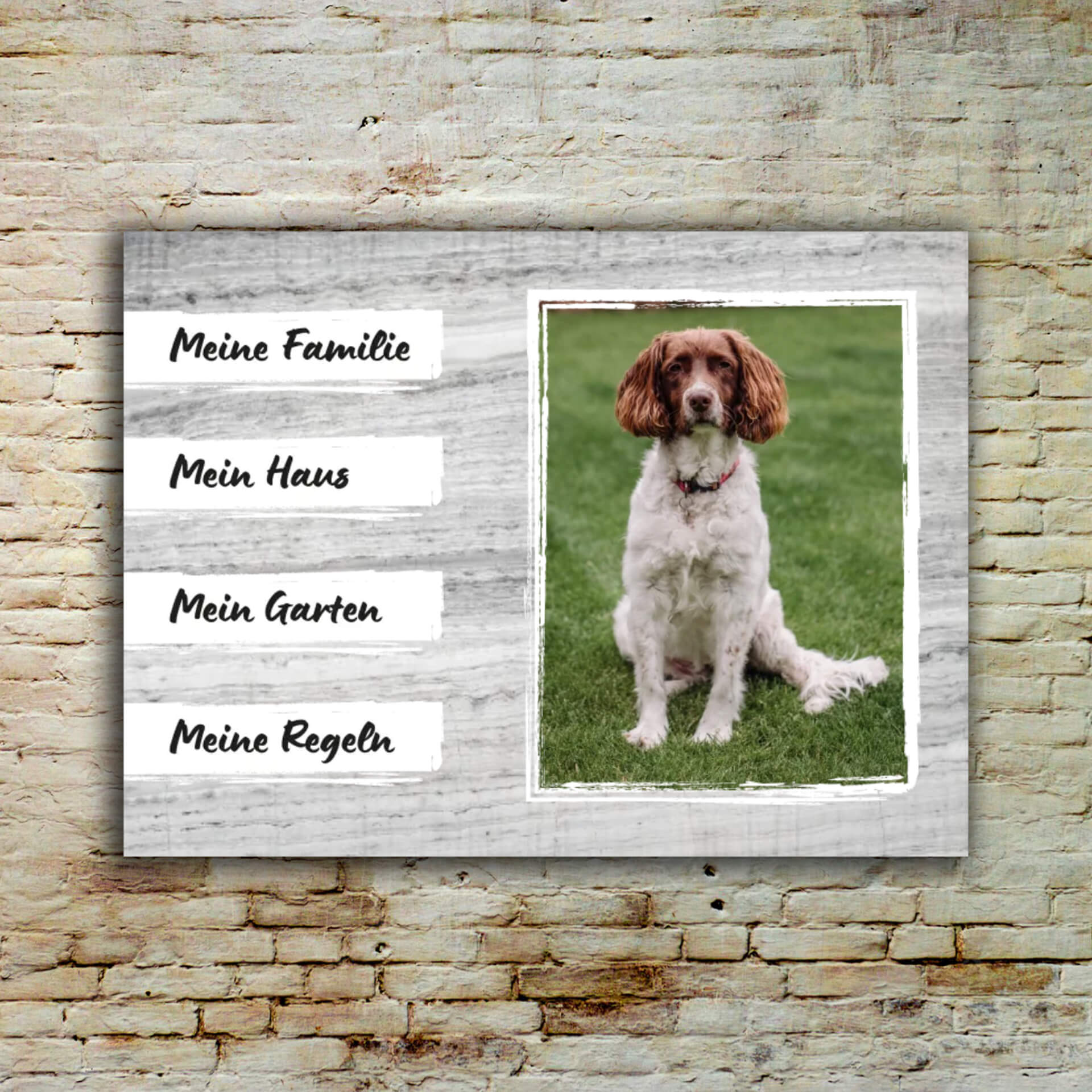 Hundeschild personalisierbar 001 005