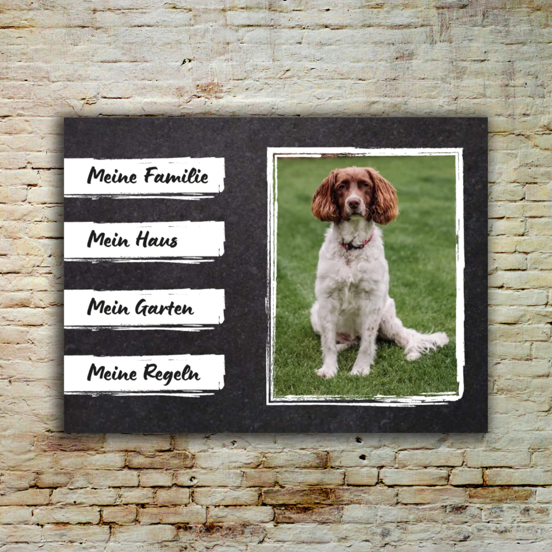 Hundeschild personalisierbar 001 007