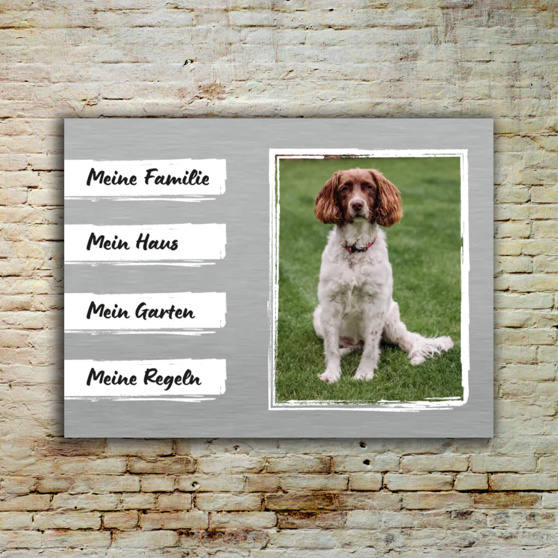 Hundeschild personalisierbar 001 008
