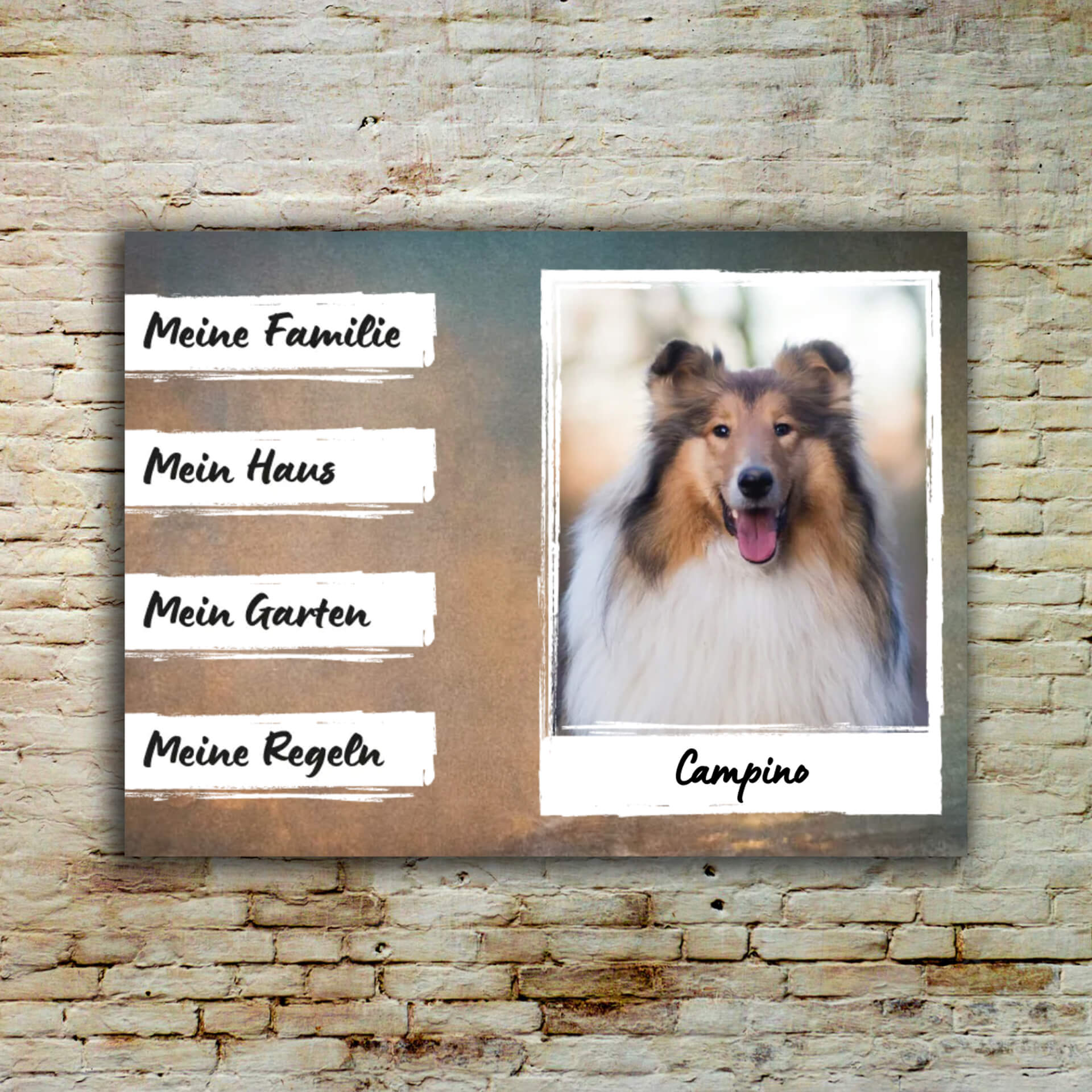 Hundeschild personalisierbar 002 002