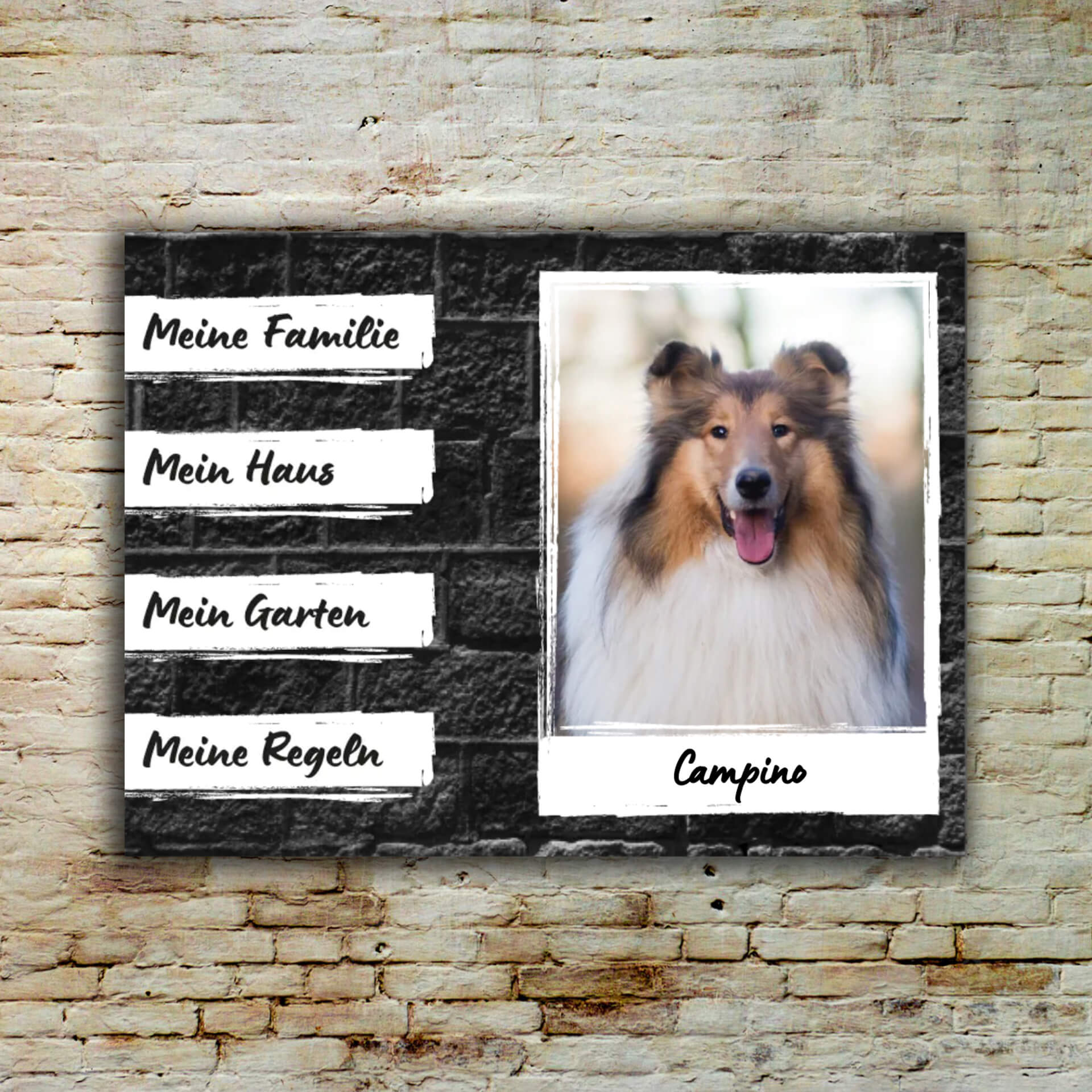 Hundeschild personalisierbar 002 003