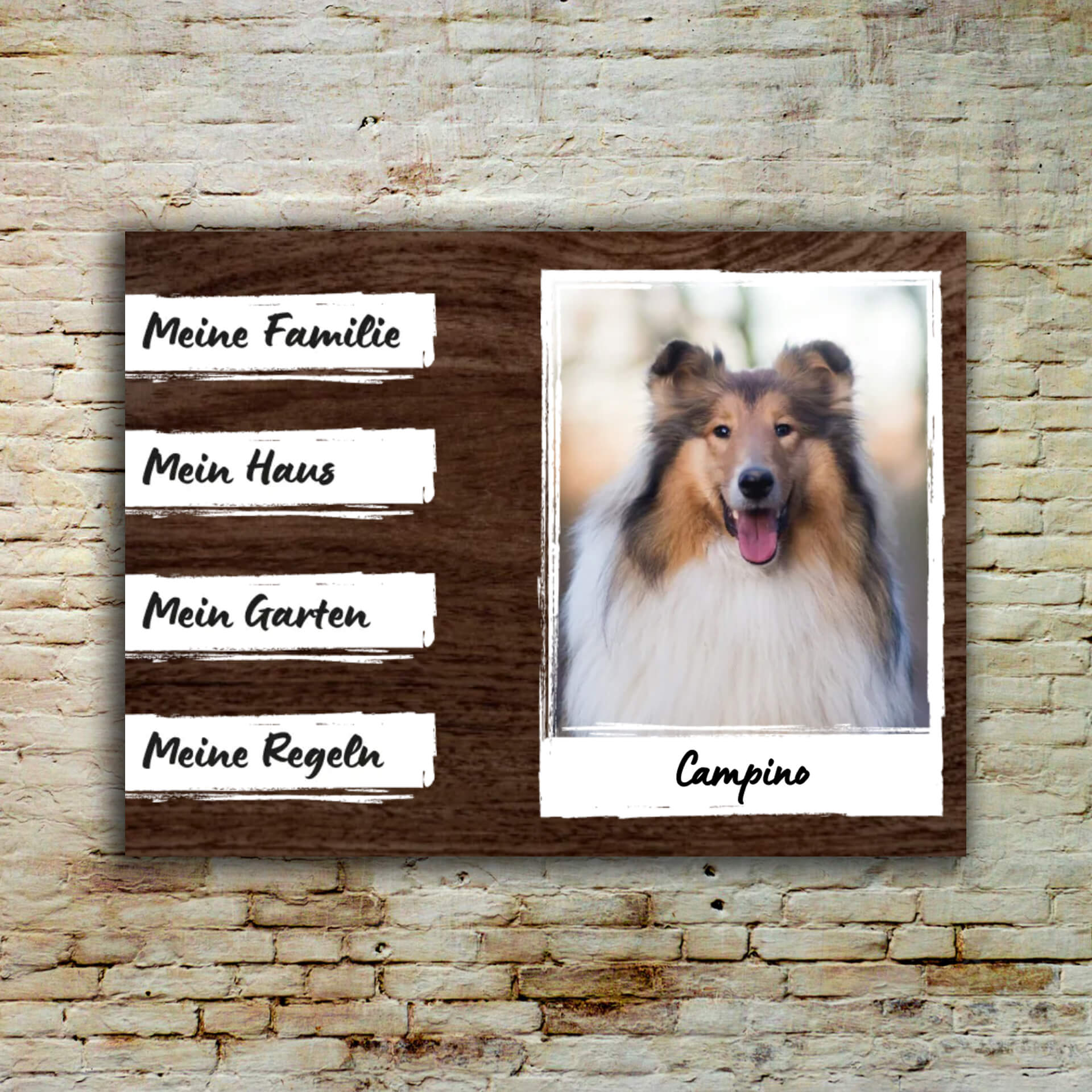 Hundeschild personalisierbar 002 006