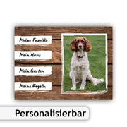 Hundeschild personalisierbar 001