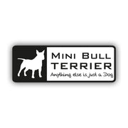 Miniature Bullterrier Aufkleber 004