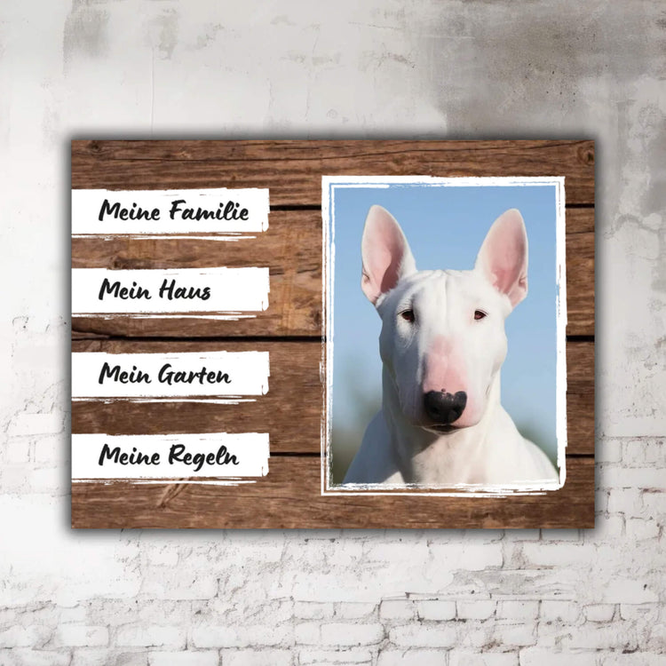 Miniature Bullterrier Schild P001 Beschreibung