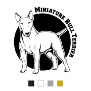 Miniature Bullterrier Aufkleber "A004"