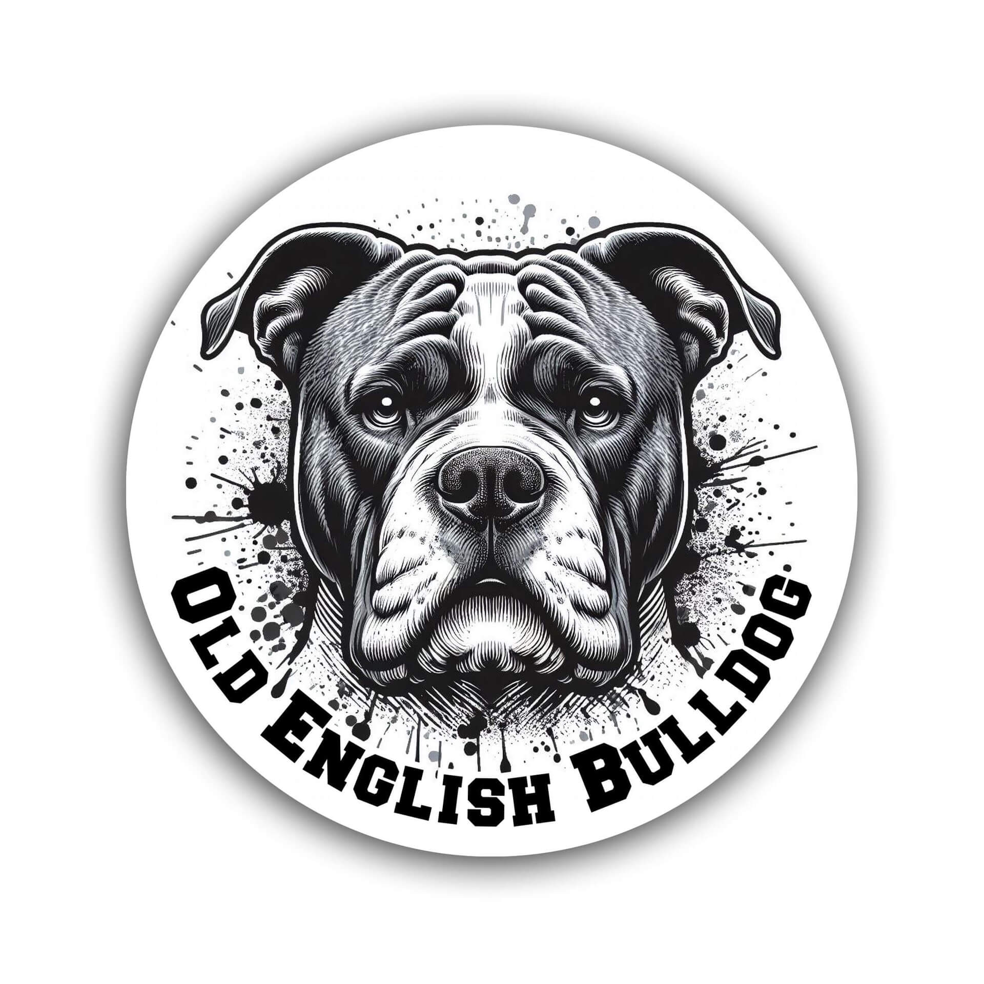 Old English Bulldog Aufkleber "B001"