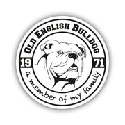 Old English Bulldog Aufkleber "B004"