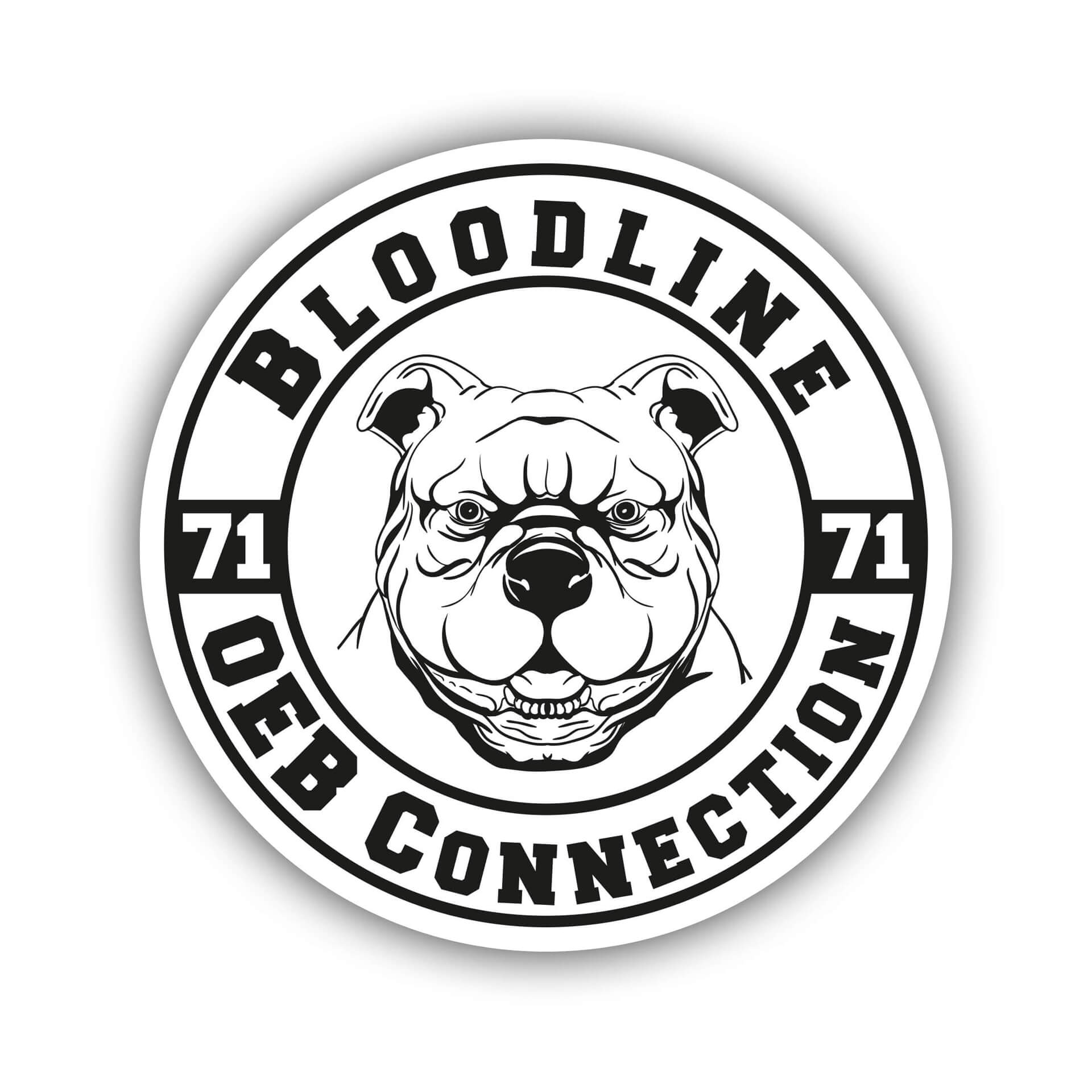 Old English Bulldog Aufkleber "B006"