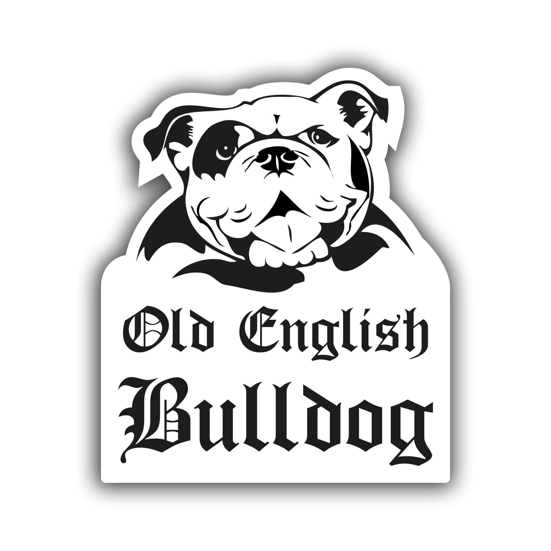 Old English Bulldog Aufkleber "B007"