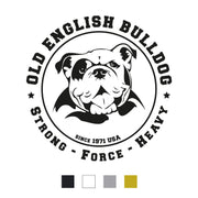 Old English Bulldog Aufkleber "A001"