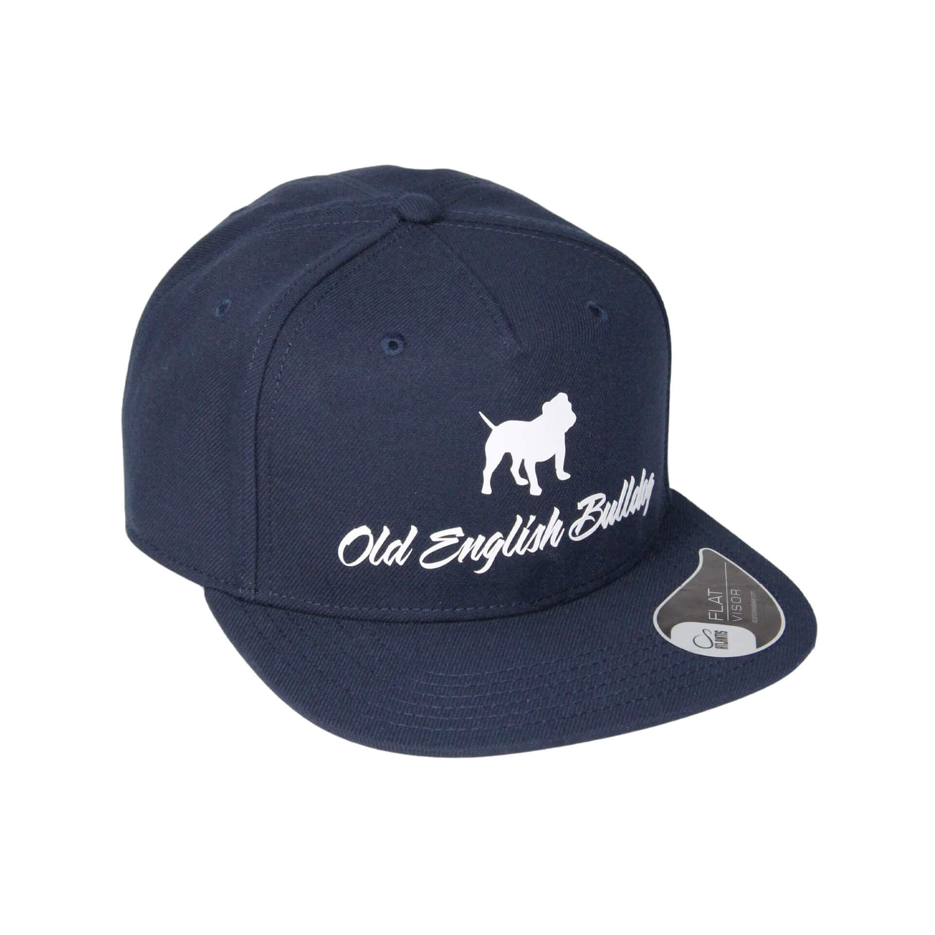 Old English Bulldog Cap 001 blau rechts
