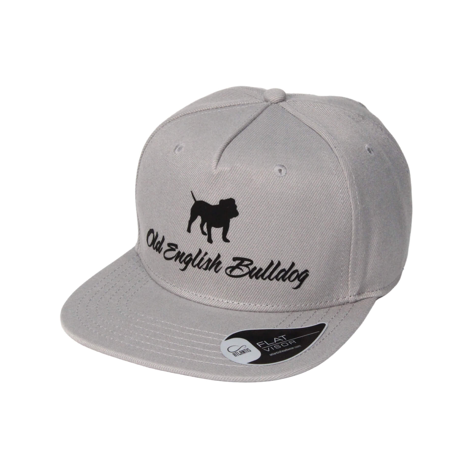 Old English Bulldog Cap 001 grau links