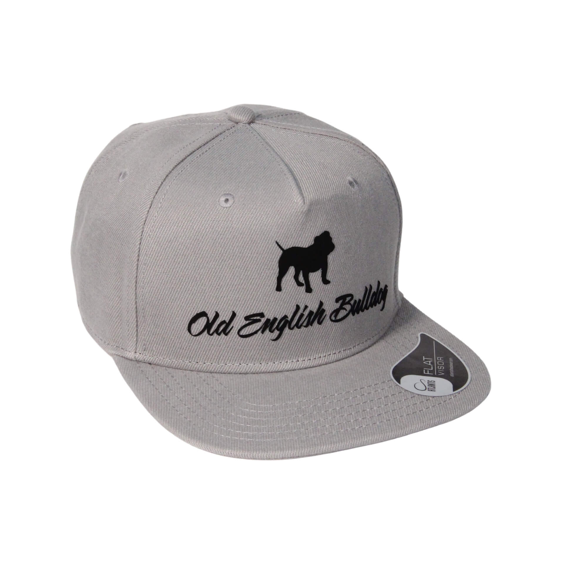 Old English Bulldog Cap 001 grau rechts