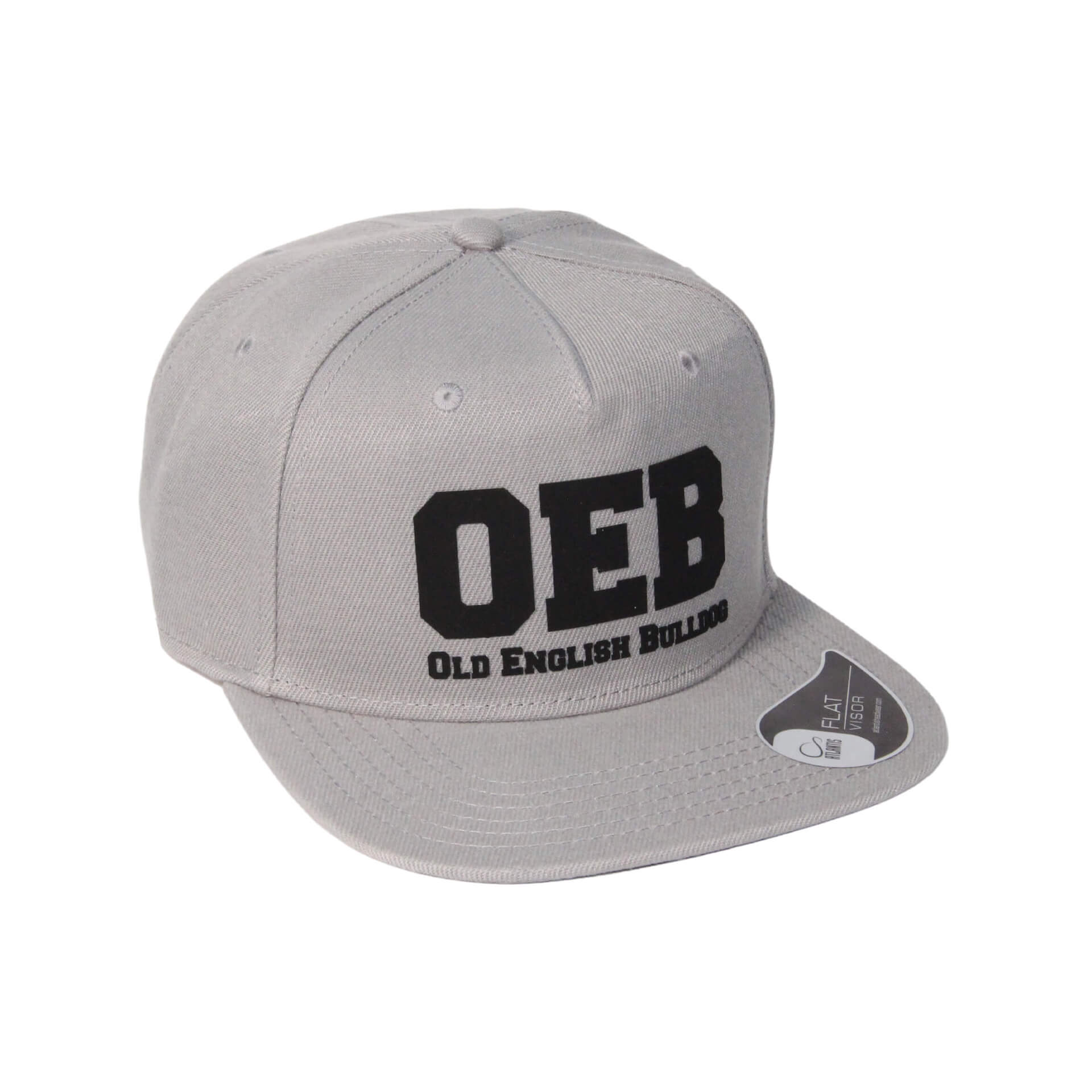 Old English Bulldog Cap 002 grau rechts