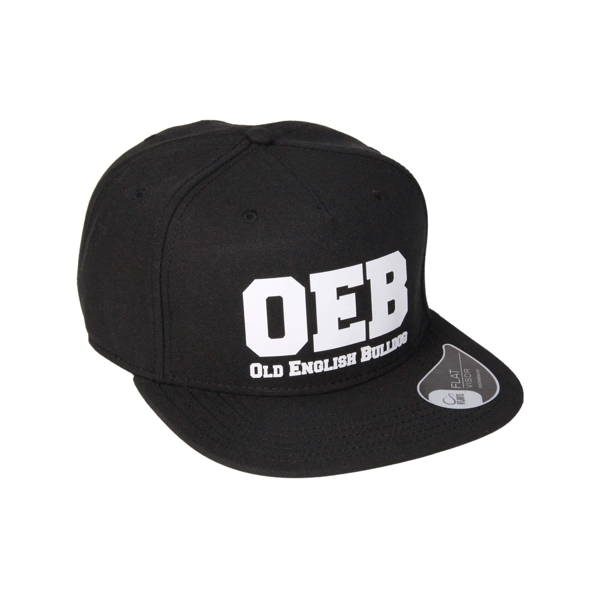 Old English Bulldog Cap 002 schwarz rechts