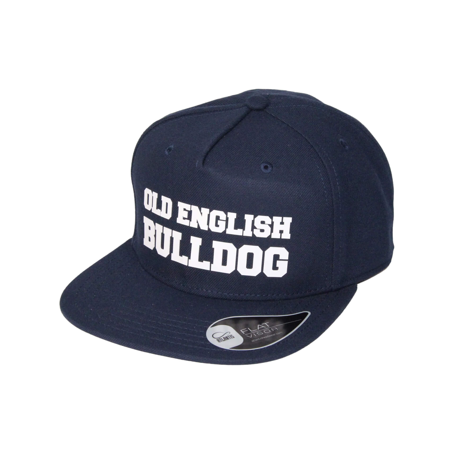Old English Bulldog Cap 003 blau links