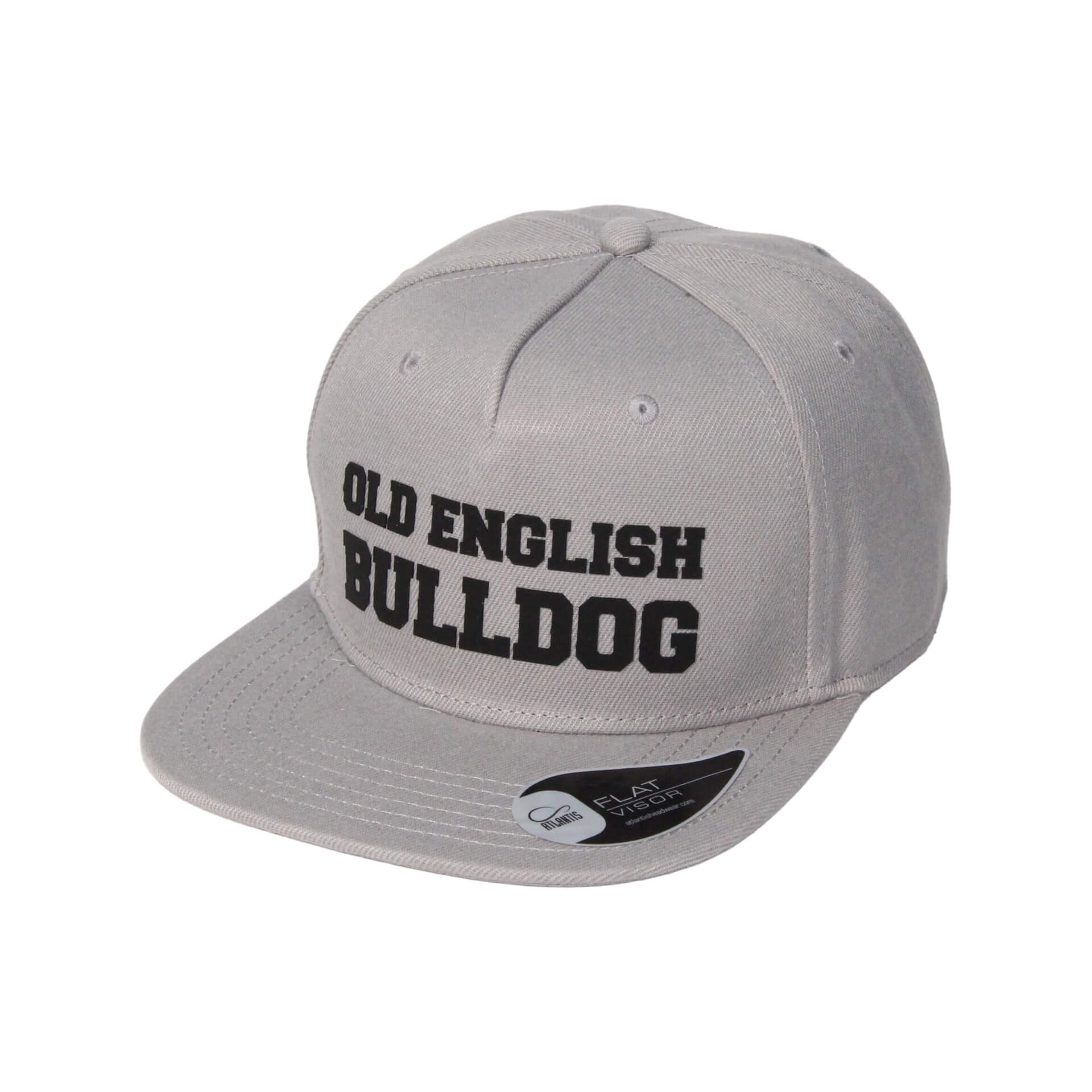Old English Bulldog Cap 003 grau links