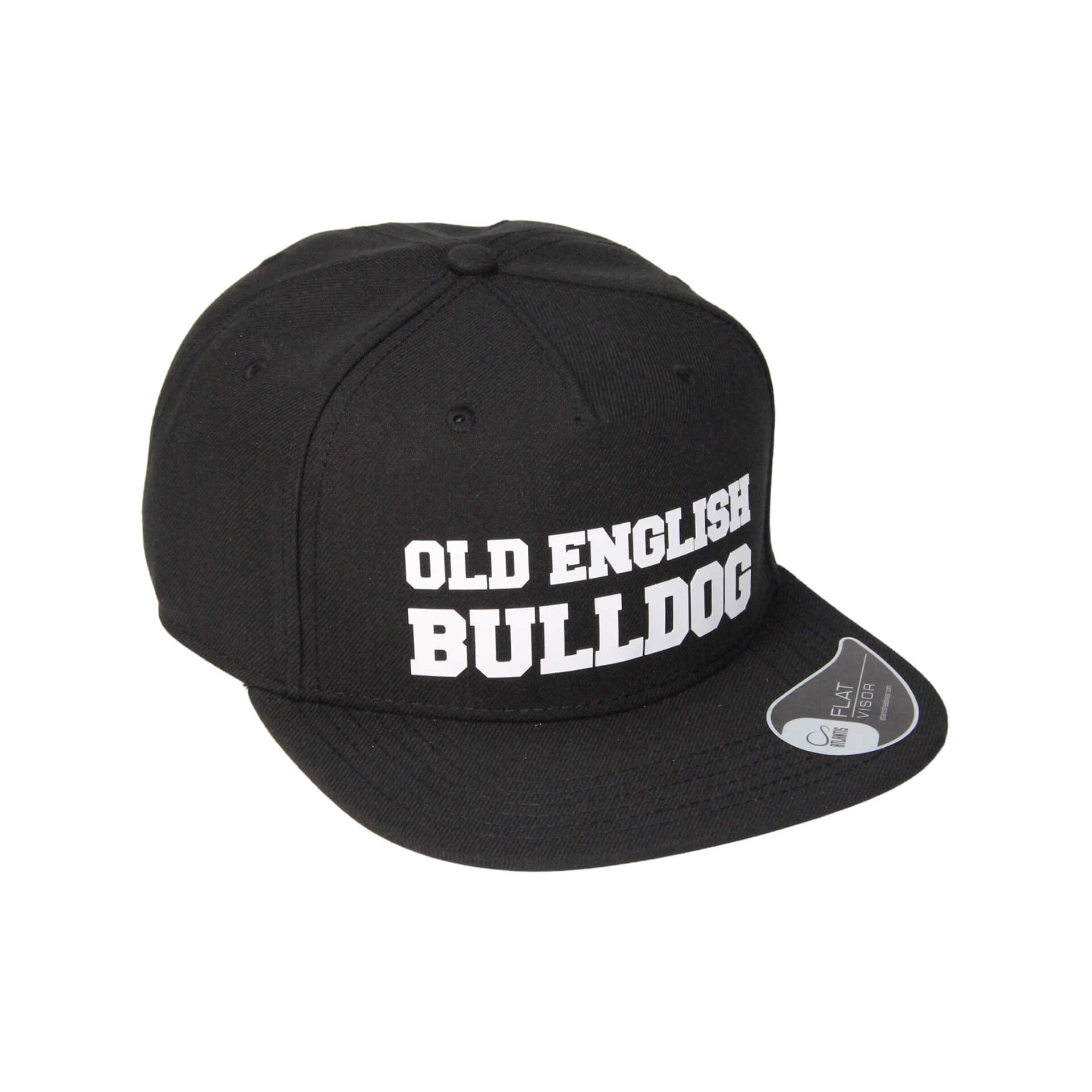Old English Bulldog Cap 003 schwarz rechts