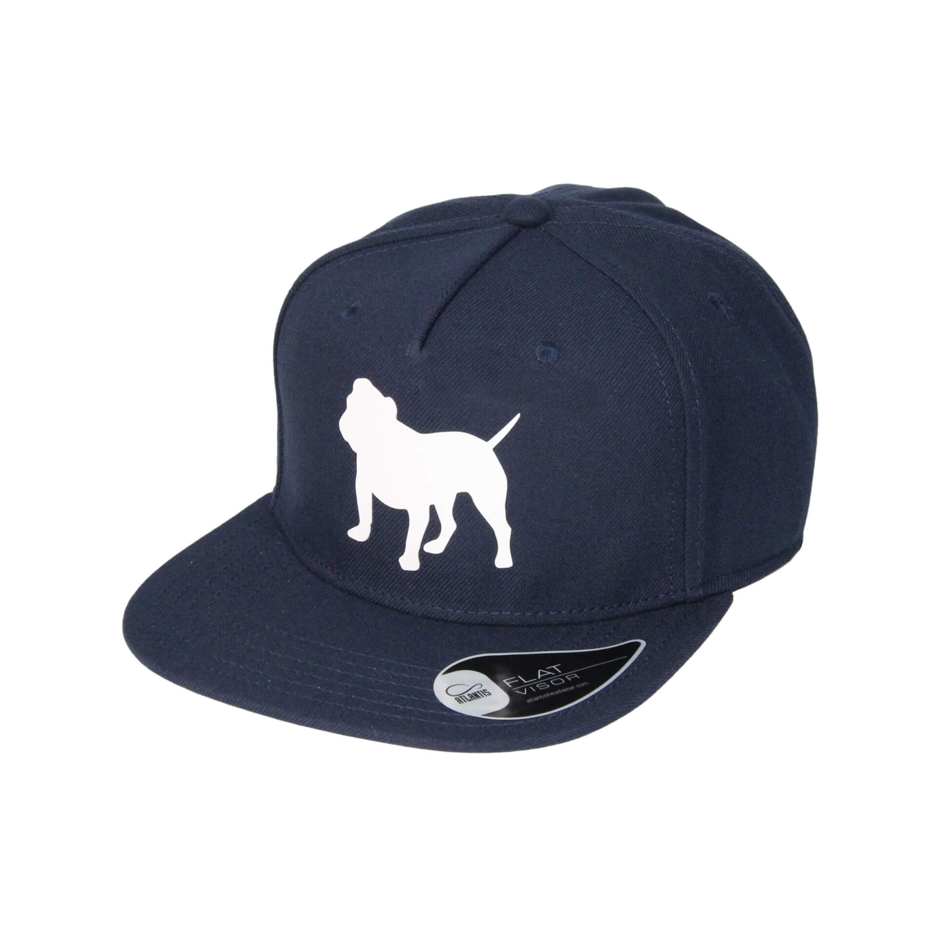 Old English Bulldog Cap 004 blau links