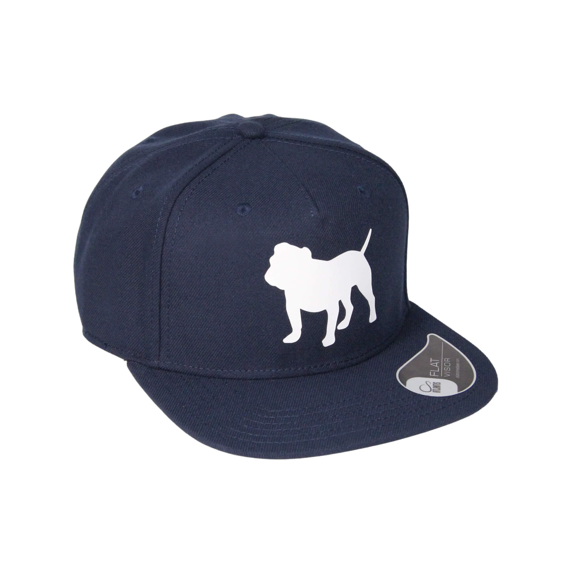 Old English Bulldog Cap 004 blau rechts