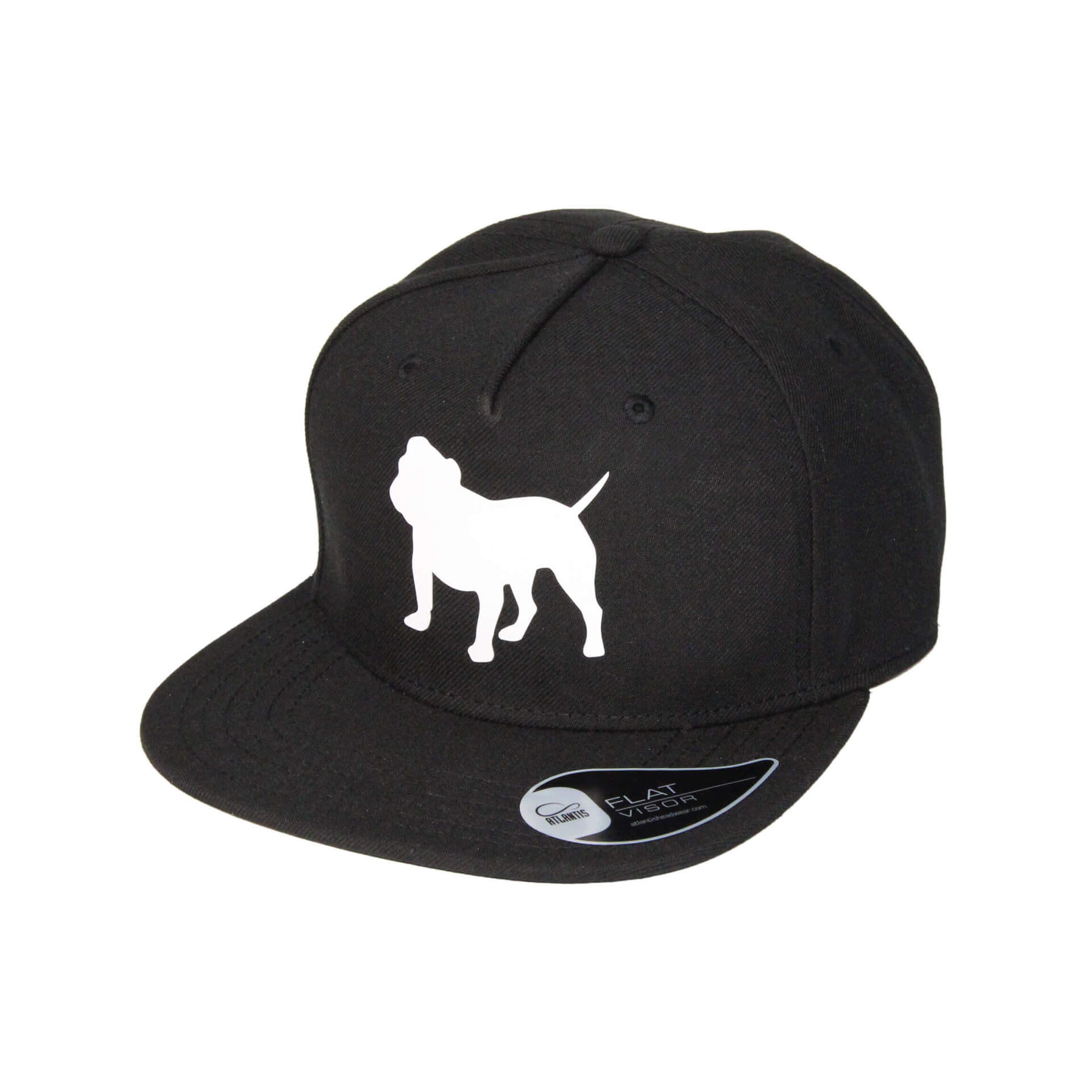 Old English Bulldog Cap 004 schwarz links