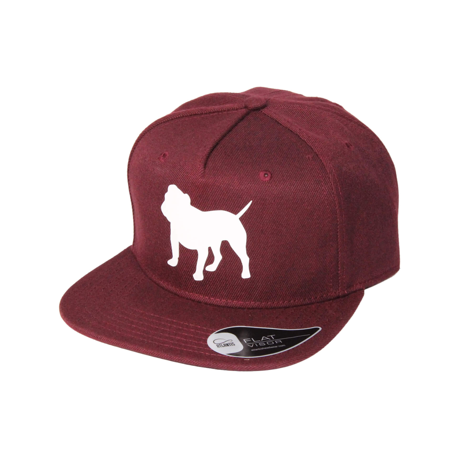 Old English Bulldog Cap 004 weinrot links